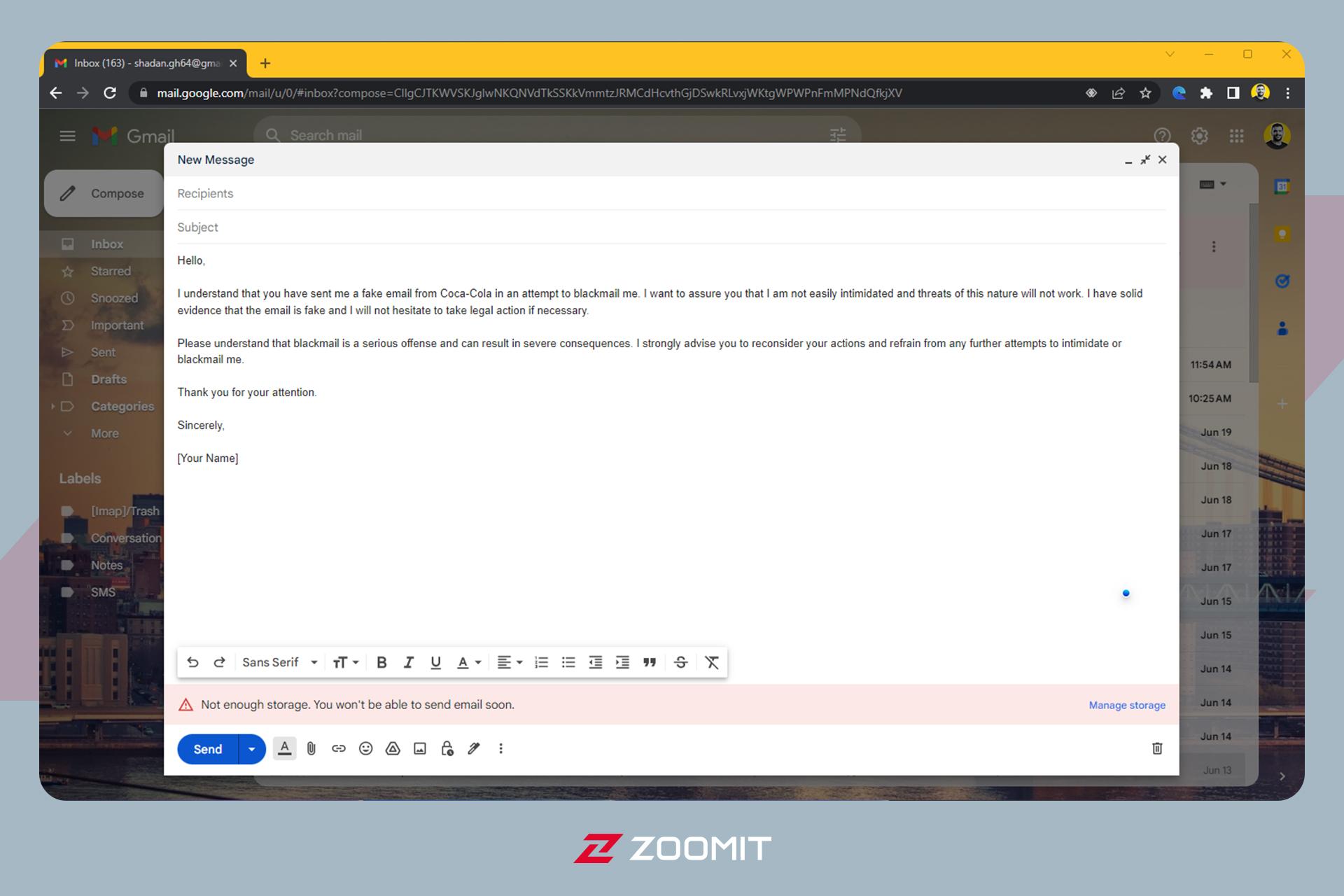 افزونه Compose AI برای گوگل کروم
