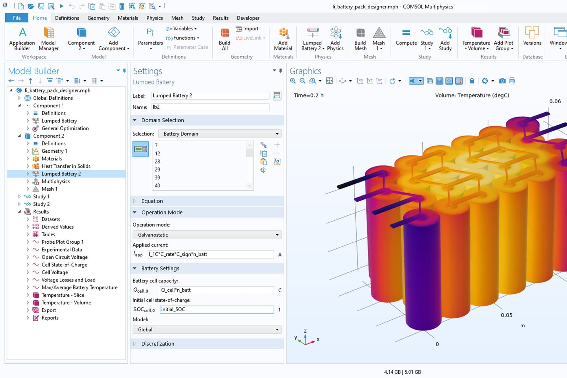 محیط نرم افزار Comsol