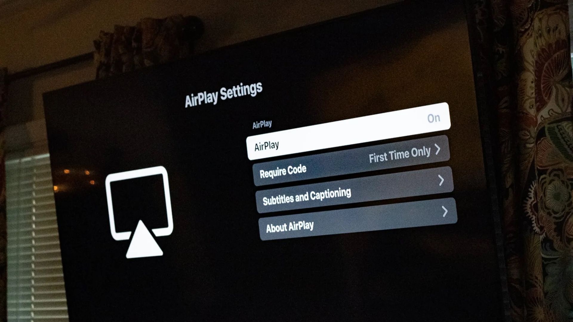 تنظیمات AirPlay تلویزیون سامسونگ