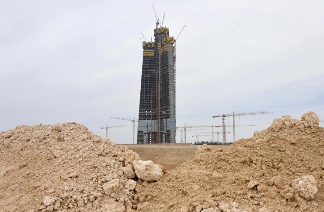 محل ساخت‌وساز برج جده در عربستان