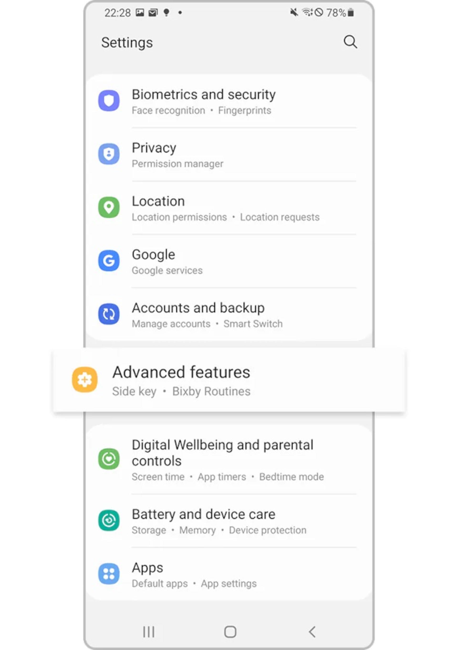 ویژگی Continue apps on other devices سامسونگ
