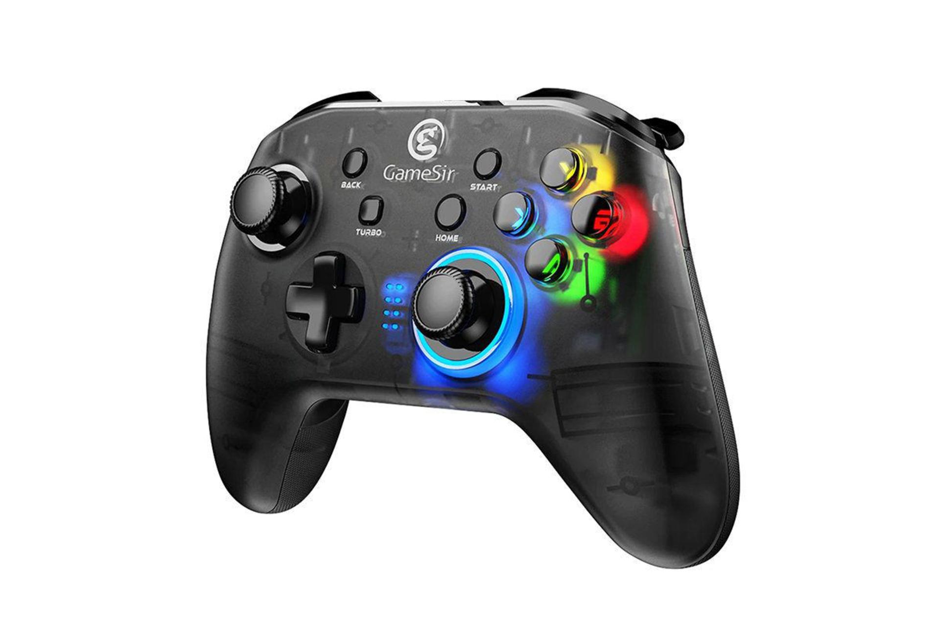 دسته بازی گیمسر GameSir T4 نمای بالا و راست