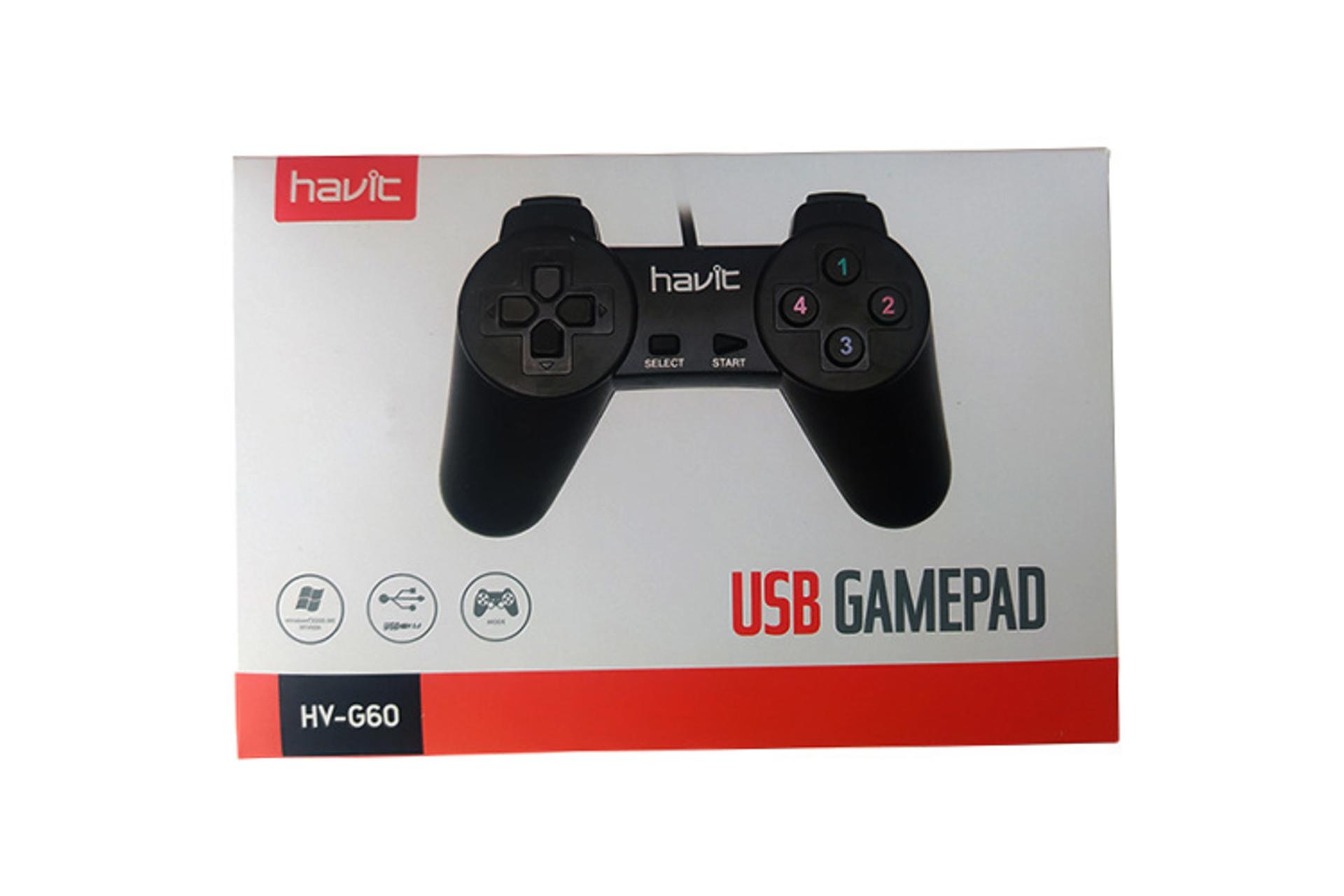 جعبه و بسته بندی دسته بازی هویت Havit HV-G60