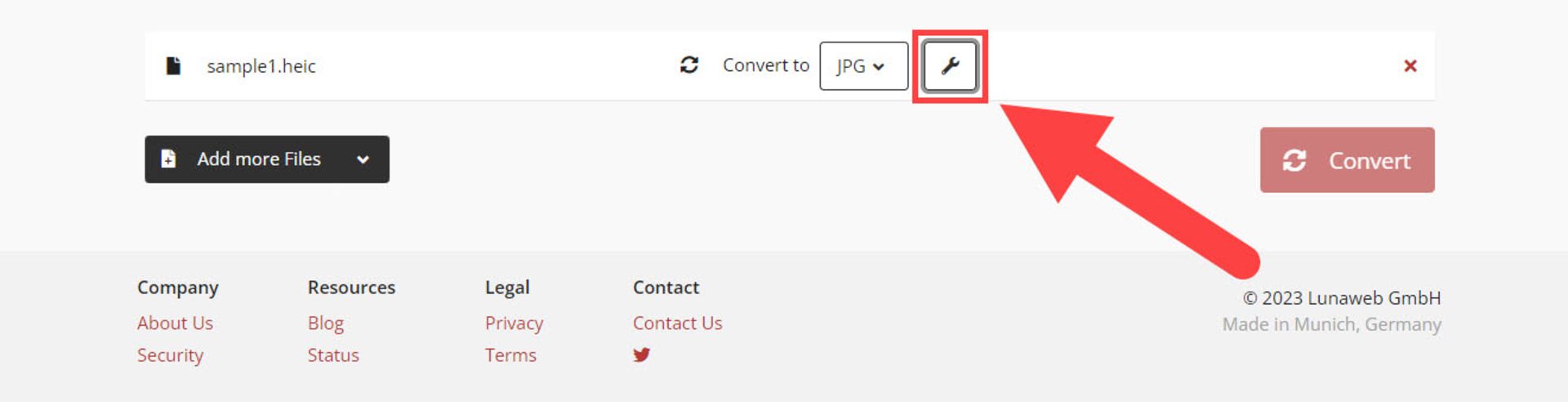 تبدیل heic به jpg در CloudConvert