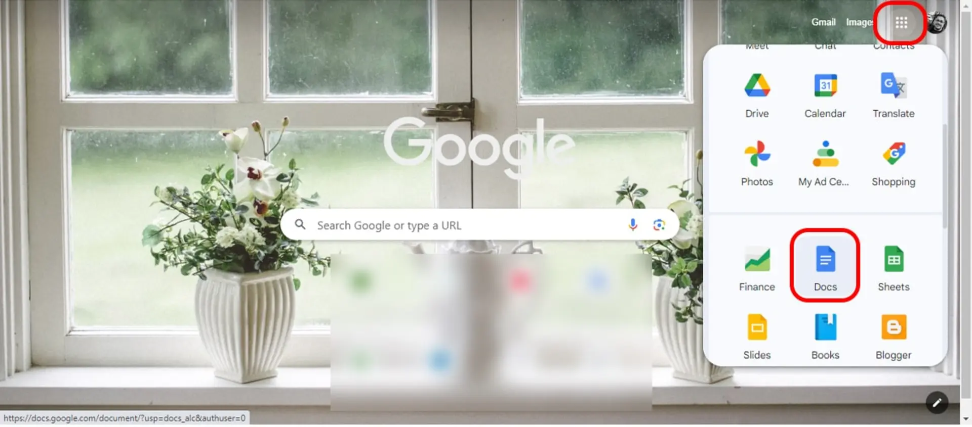 انتخاب گزینه Google apps برای تبدیل ویس به متن در گوگل کروم