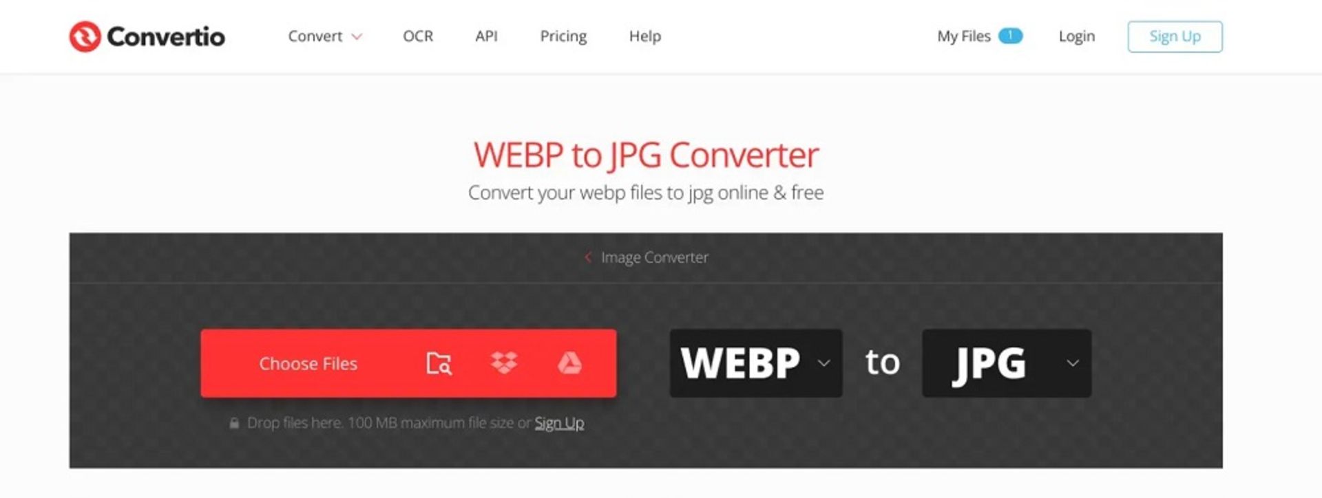 ابزارهای آنلاین تبدیل تصاویر WEBP به JPG و PNG 