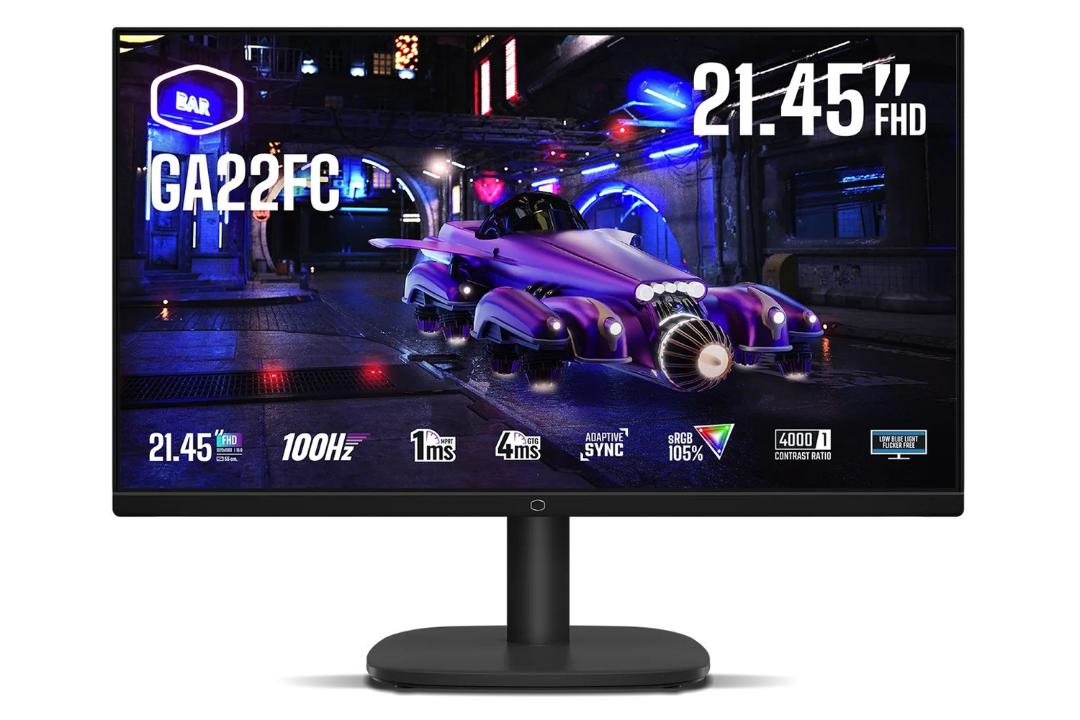 رزولوشن و کیفیت تصویر مانیتور کولر مستر 22 اینچ مدل CMI-GA22FC