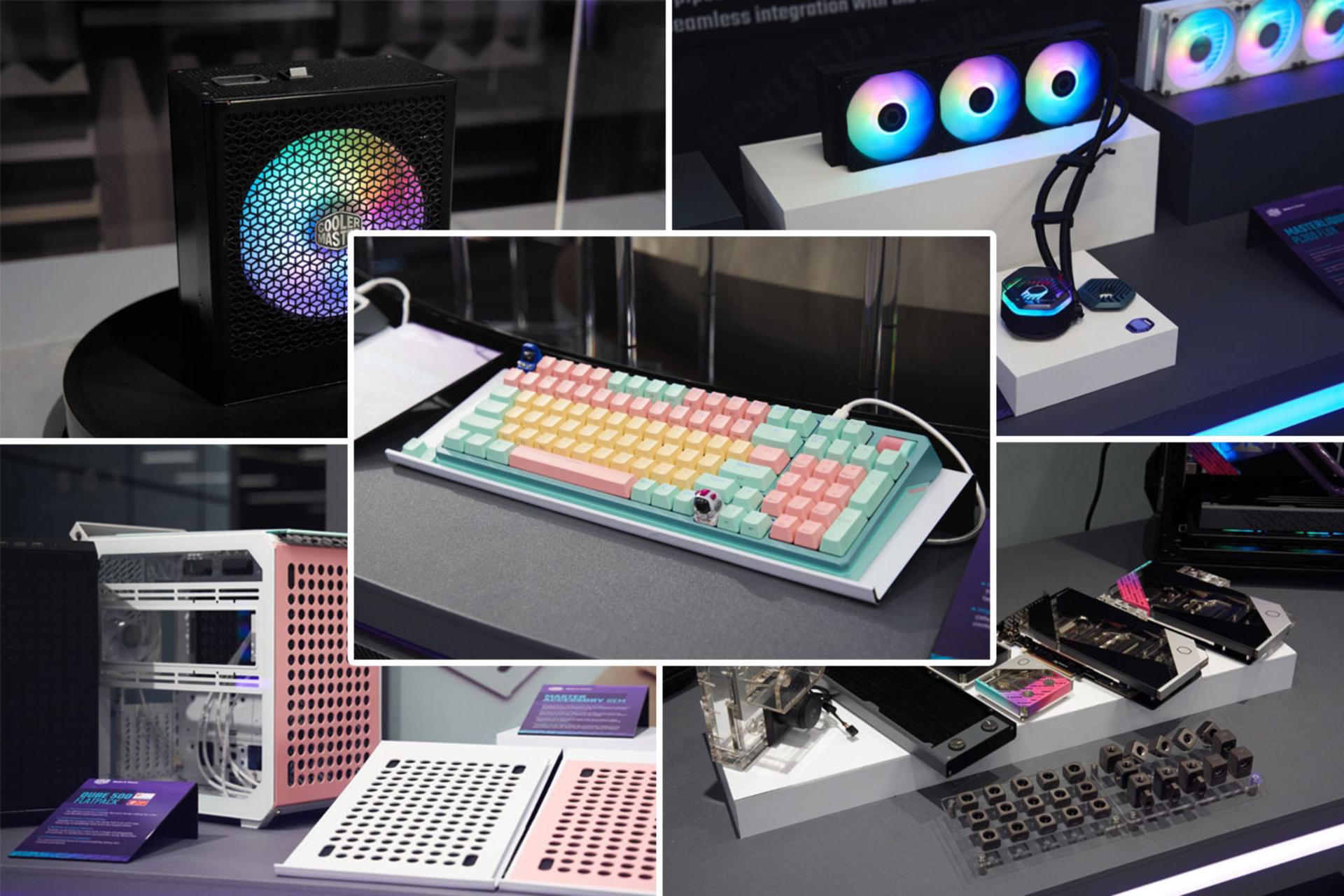 محصولات کولر مستر در کنار یکدیگر