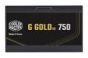 نمای پنل کناری داخلی پاور کامپیوتر کولر مستر G Gold 750 V2 با توان 750 وات با نمایش لوگو