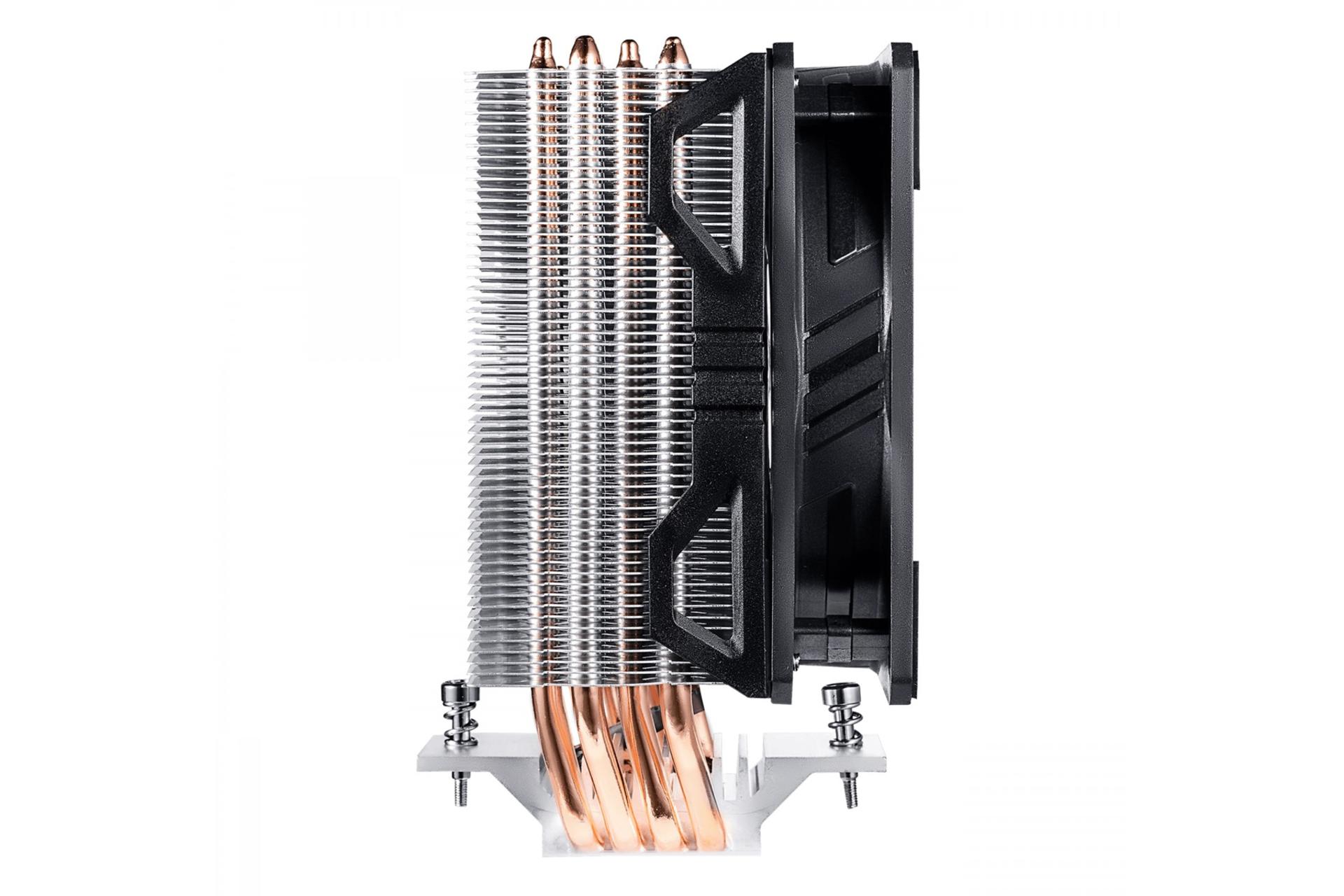 نمای کنار خنک کننده پردازنده کولر مستر Hyper 212 Evo V2