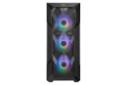 نمای جلو و نورپردازی کیس کامپیوتر کولر مستر MASTERBOX TD500 MESH V2