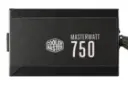 نمای پنل کناری پاور کامپیوتر کولر مستر MasterWatt 750 با توان 750 وات با نمایش لوگو