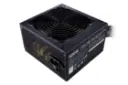 نمای نیمرخ پاور کامپیوتر کولر مستر MWE 400 WHITE 230V V2 با توان 450 وات با نمایش فن، درگاه برق و برچسب اطلاعات
