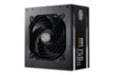 نمای نیمرخ پاور کامپیوتر کولر مستر MWE Gold 750 V2 ATX 3.1 با توان 750 وات با نمایش فن، لوگو و پنل کناری