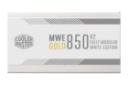 نمای پنل کناری پاور کامپیوتر کولر مستر MWE Gold 850 V2 ATX 3.0 White Edition با توان 850 وات با نمایش لوگو