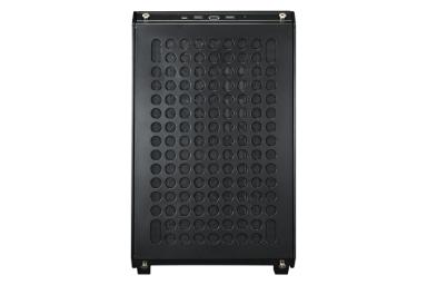 کیس کامپیوتر کولر مستر QUBE 500 FLATPACK BLACK & WHITE EDITION نمای جلو
