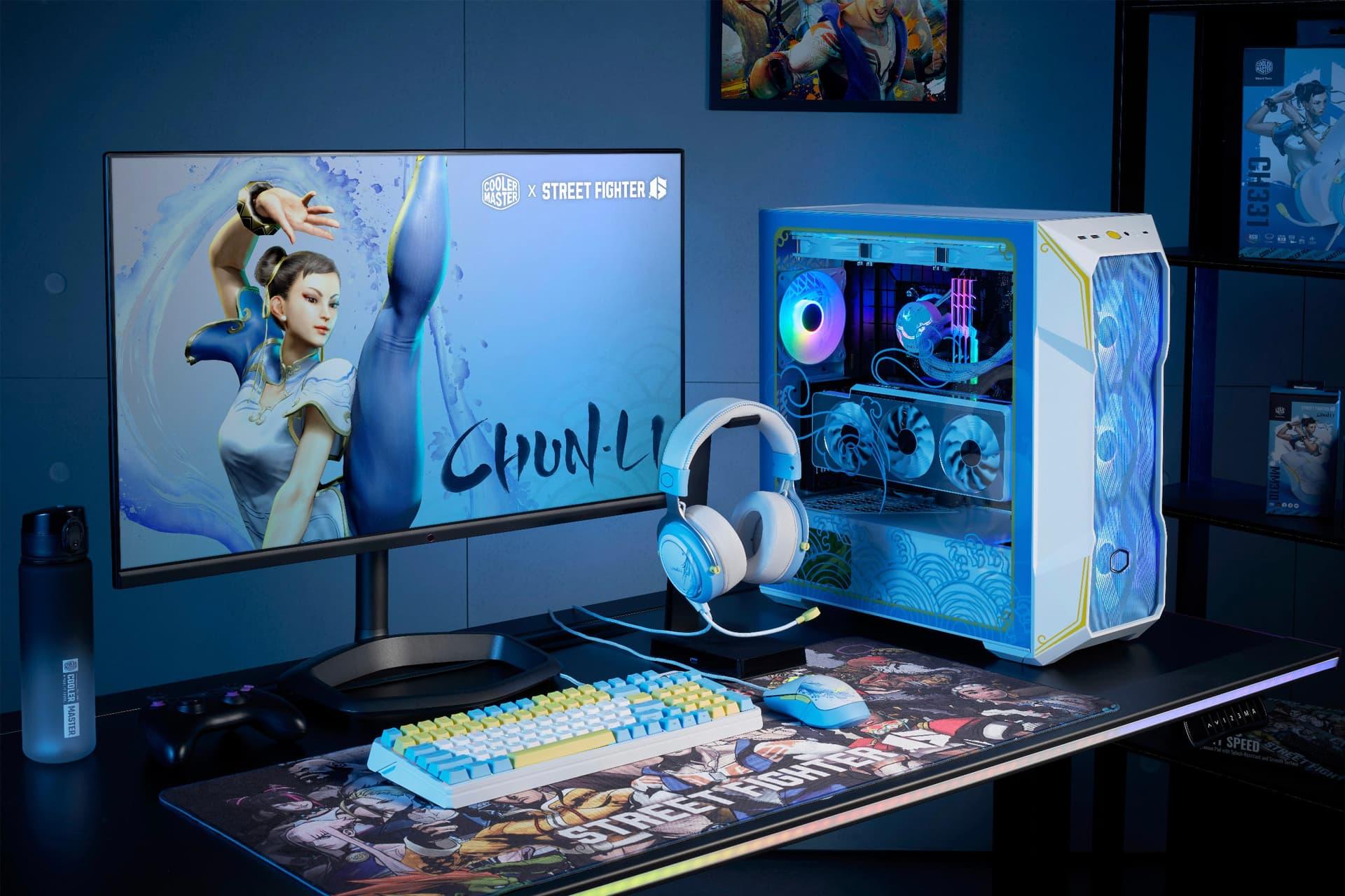 لوازم جانبی کولر مستر استریت فایتر ۶ تم آبی کیس