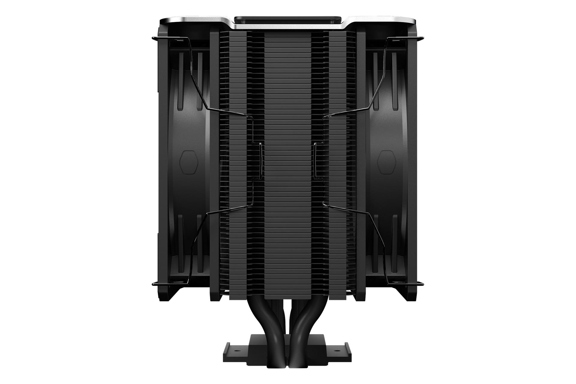 خنک کننده پردازنده کولر مستر Cooler Master V4 Alpha 3DHP از نمای کناری