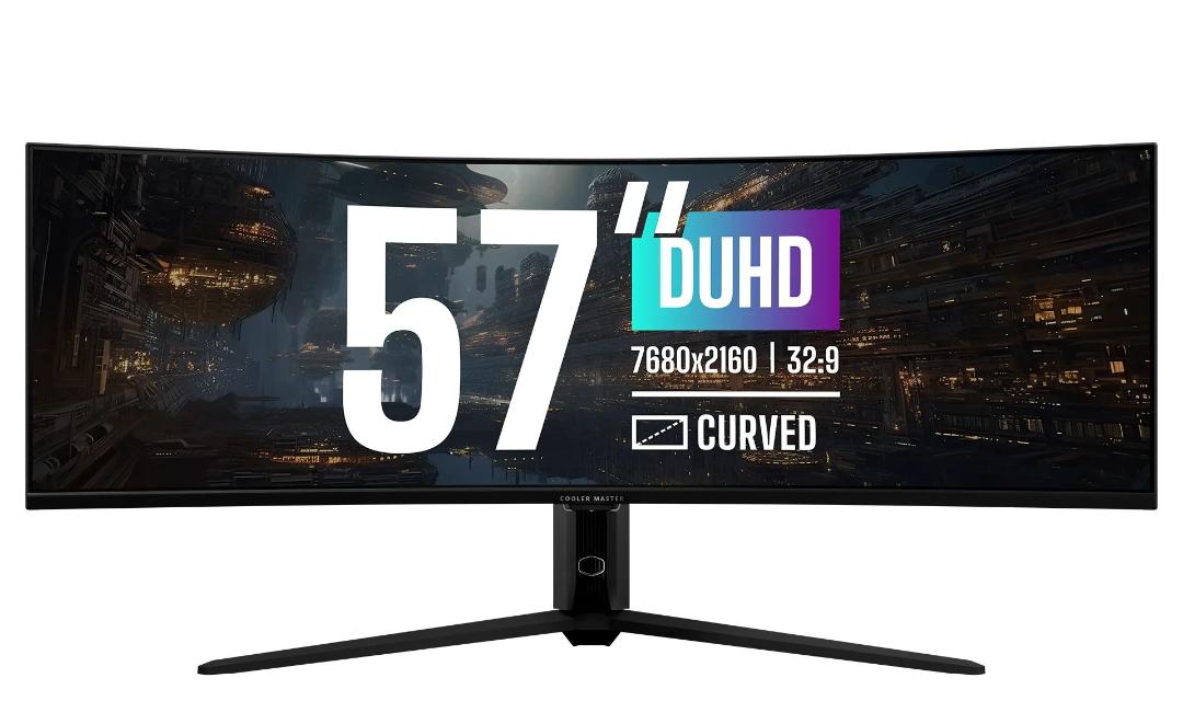 مانیتور گیمینگ کولر مستر GP57ZS با ابعاد ۵۷ اینچ