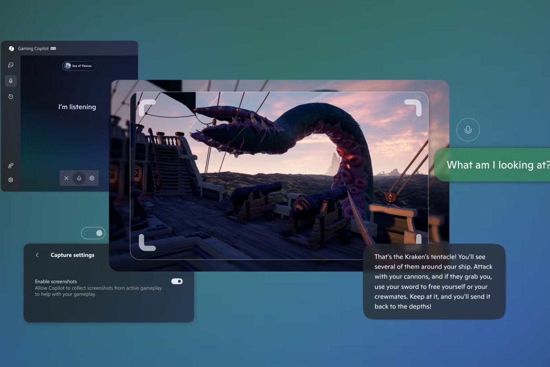 هوش مصنوعی کوپایلت در Game Bar ویندوز