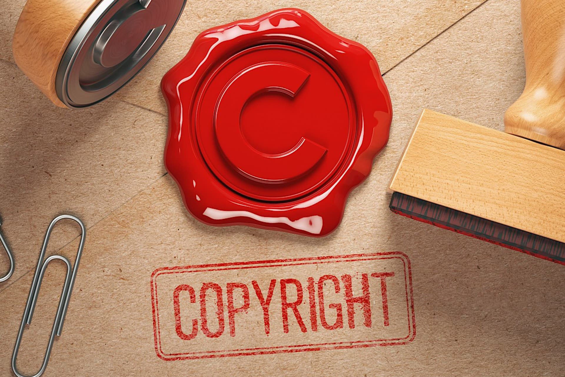 لوگوی عبارت Copyright