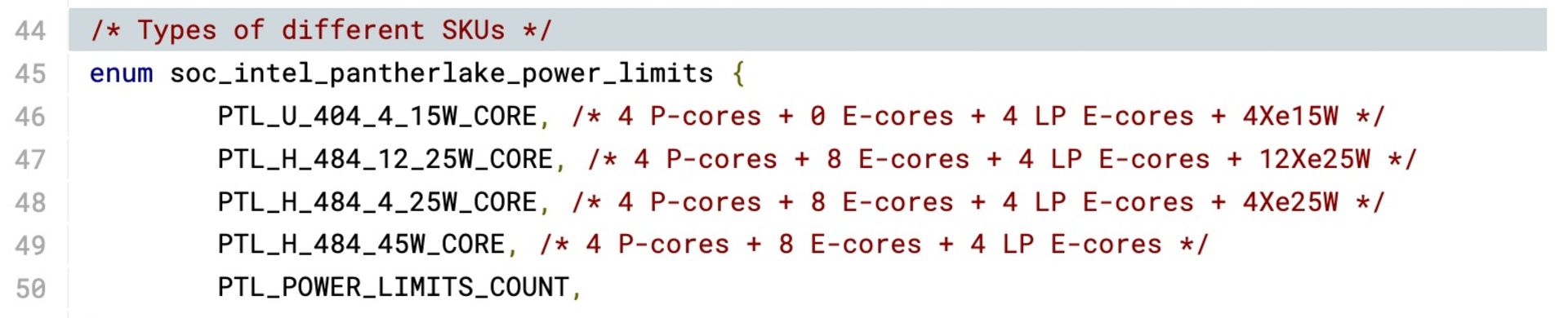 سوابق coreboot پردازنده پنتر لیک