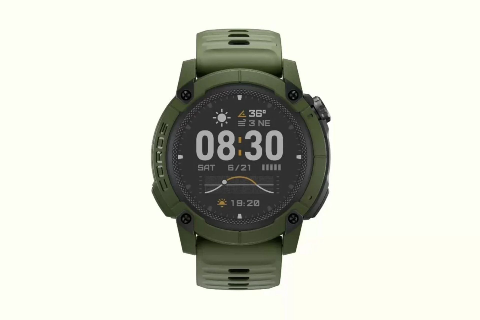 نمای جلویی ساعت هوشمند Nomad