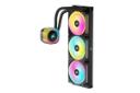 نمای ایستاده خنک کننده مایع کورسیر Corsair iCUE LINK H150i RGB