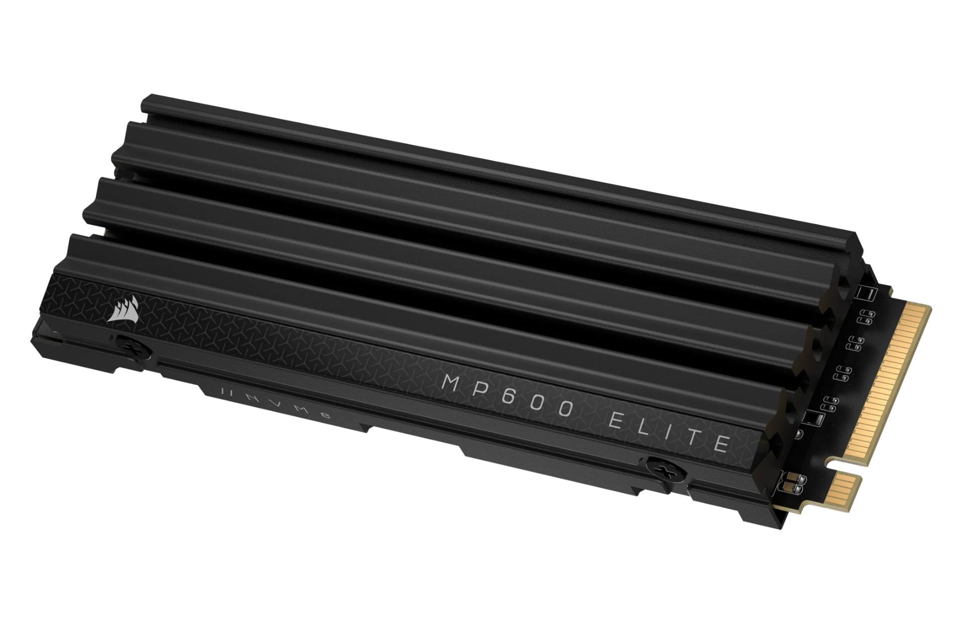 سمت راست اس اس دی کورسیر Corsair MP600 ELITE Heatsink NVMe M.2 مشکی