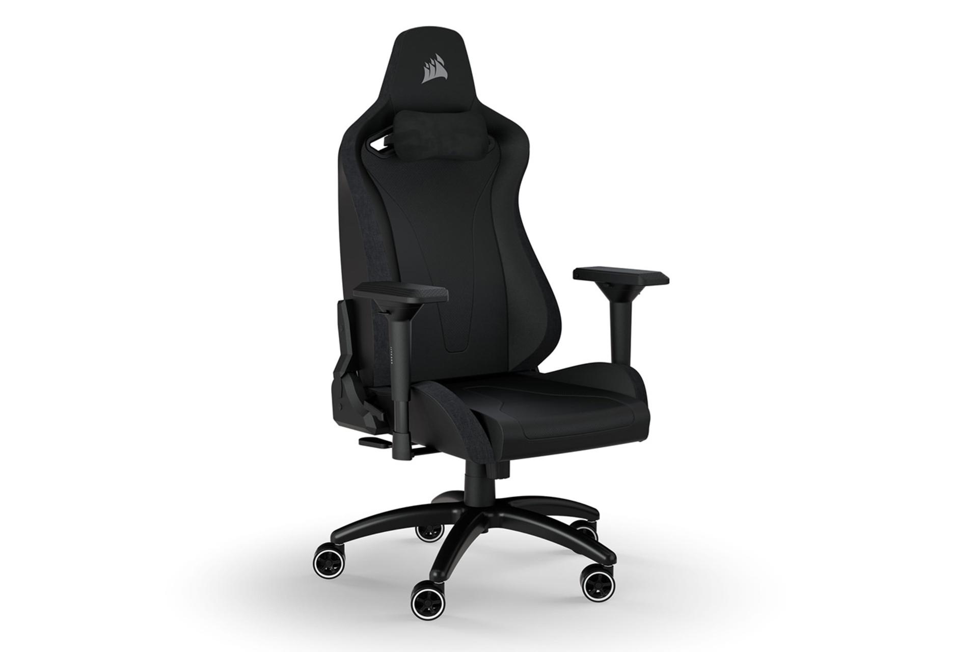 صندلی گیمینگ کورسیر Corsair TC200 Plush Leatherette رنگ مشکی