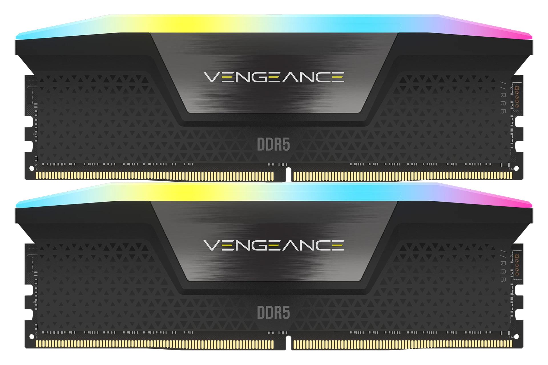 رم کورسیر Corsair VENGEANCE RGB 64GB (2x32) DDR5-6000 CL38