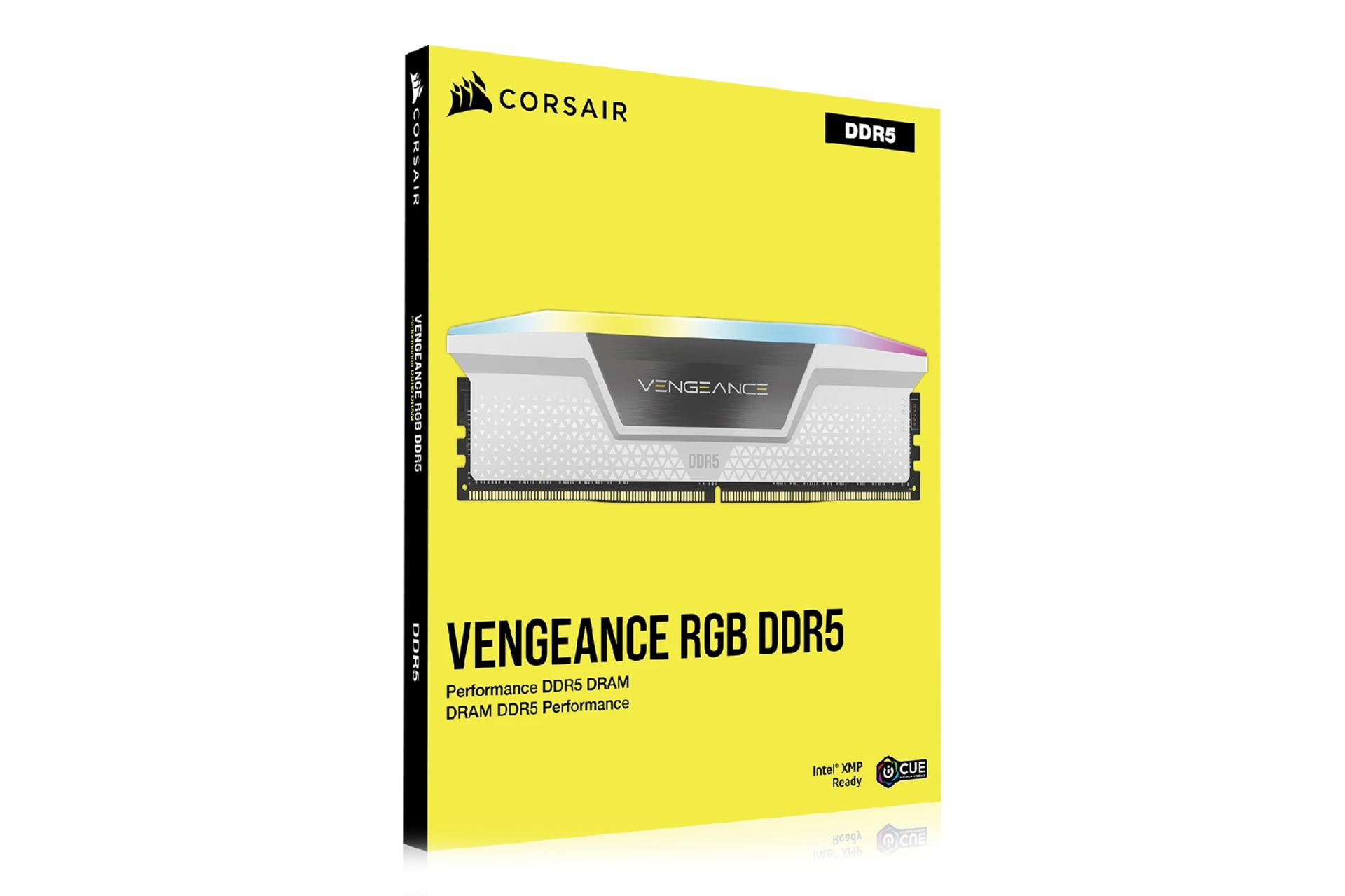 جعبه رم کورسیر Corsair VENGEANCE RGB 64GB (2x32) DDR5-6400 CL32