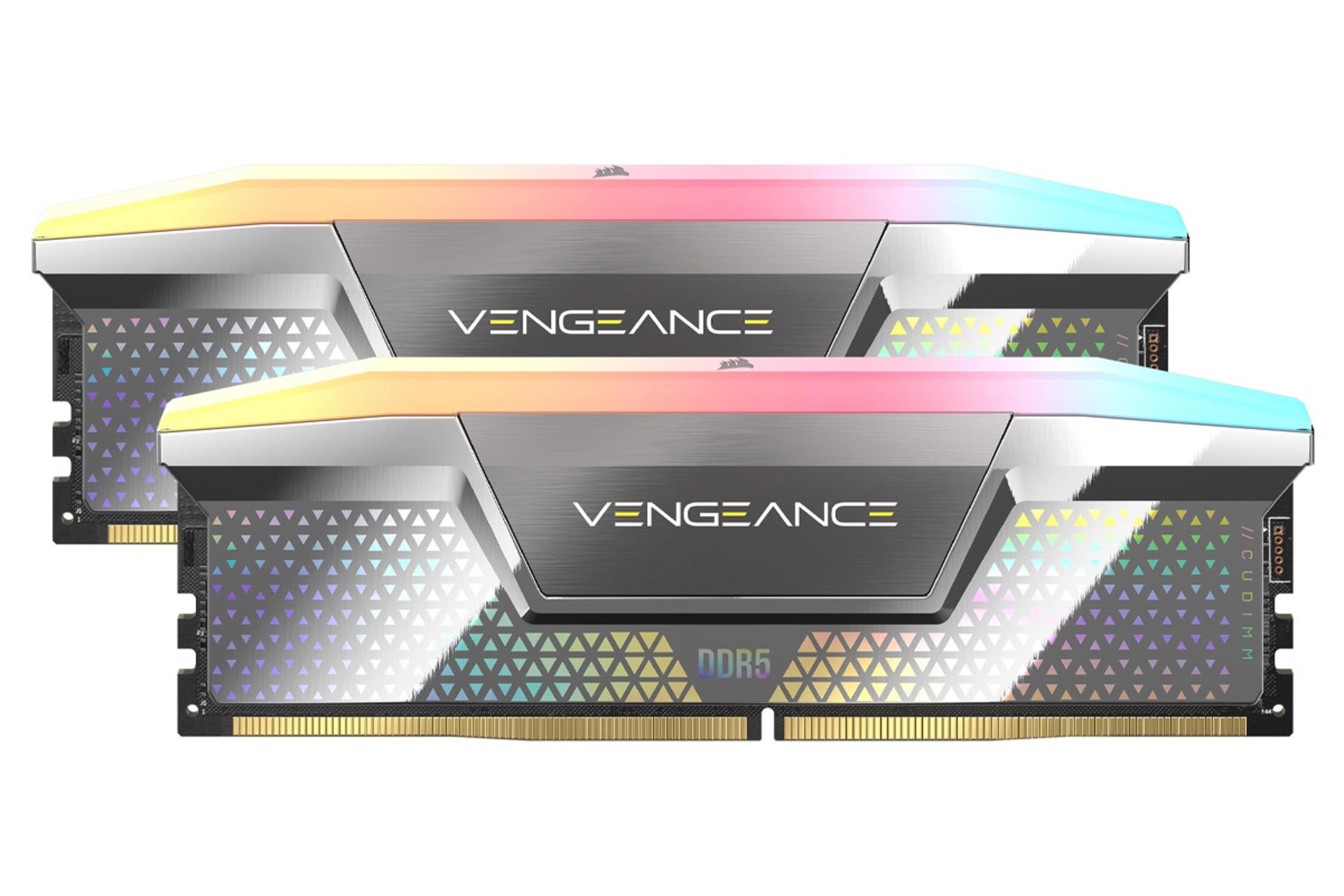 رم کورسیر VENGEANCE RGB CUDIMM ظرفیت 48 گیگابایت (2x24) از نوع DDR5-8000 CL38