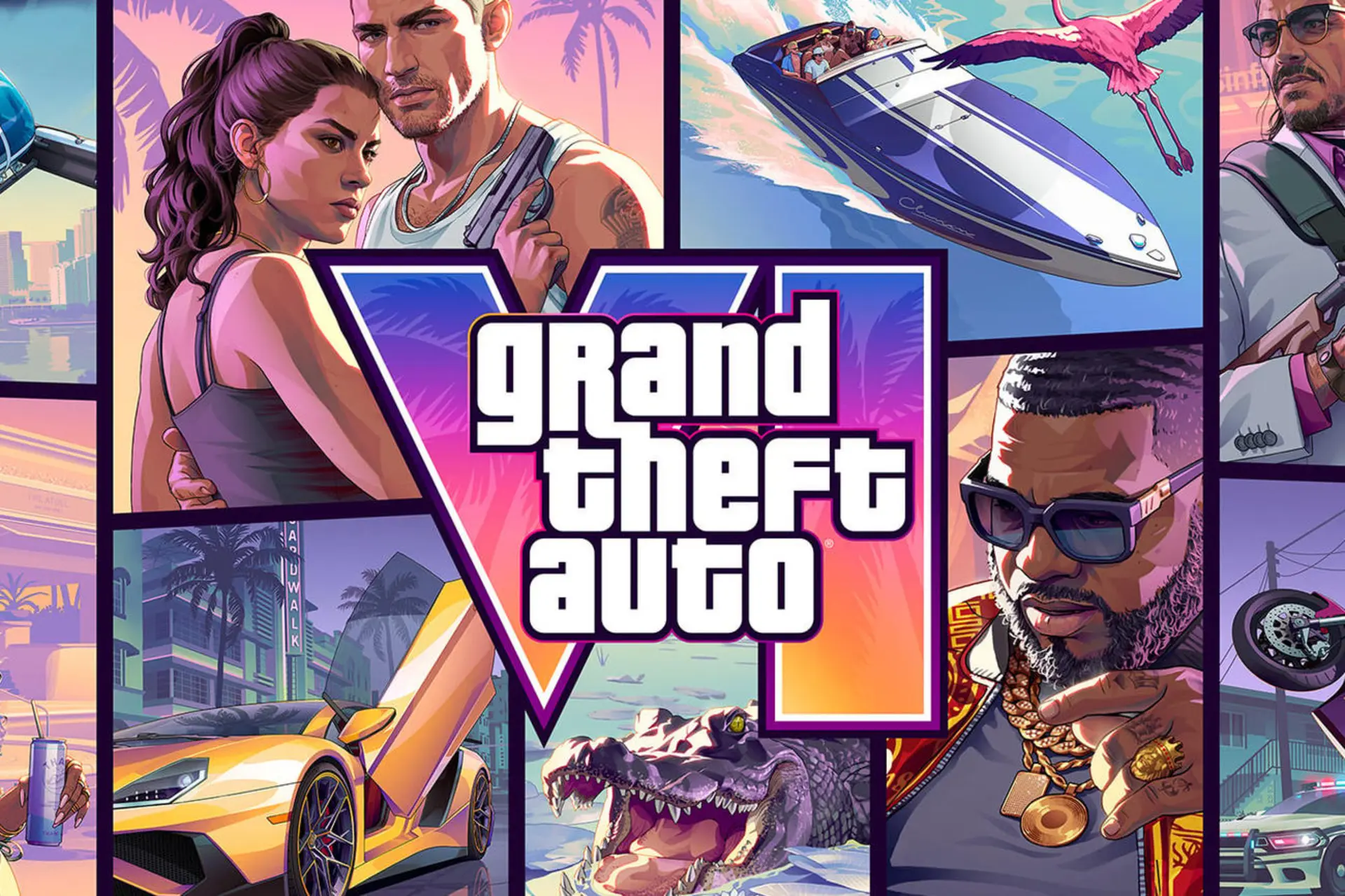 کاور آرت بازی جی تی ای ۶ / GTA 6