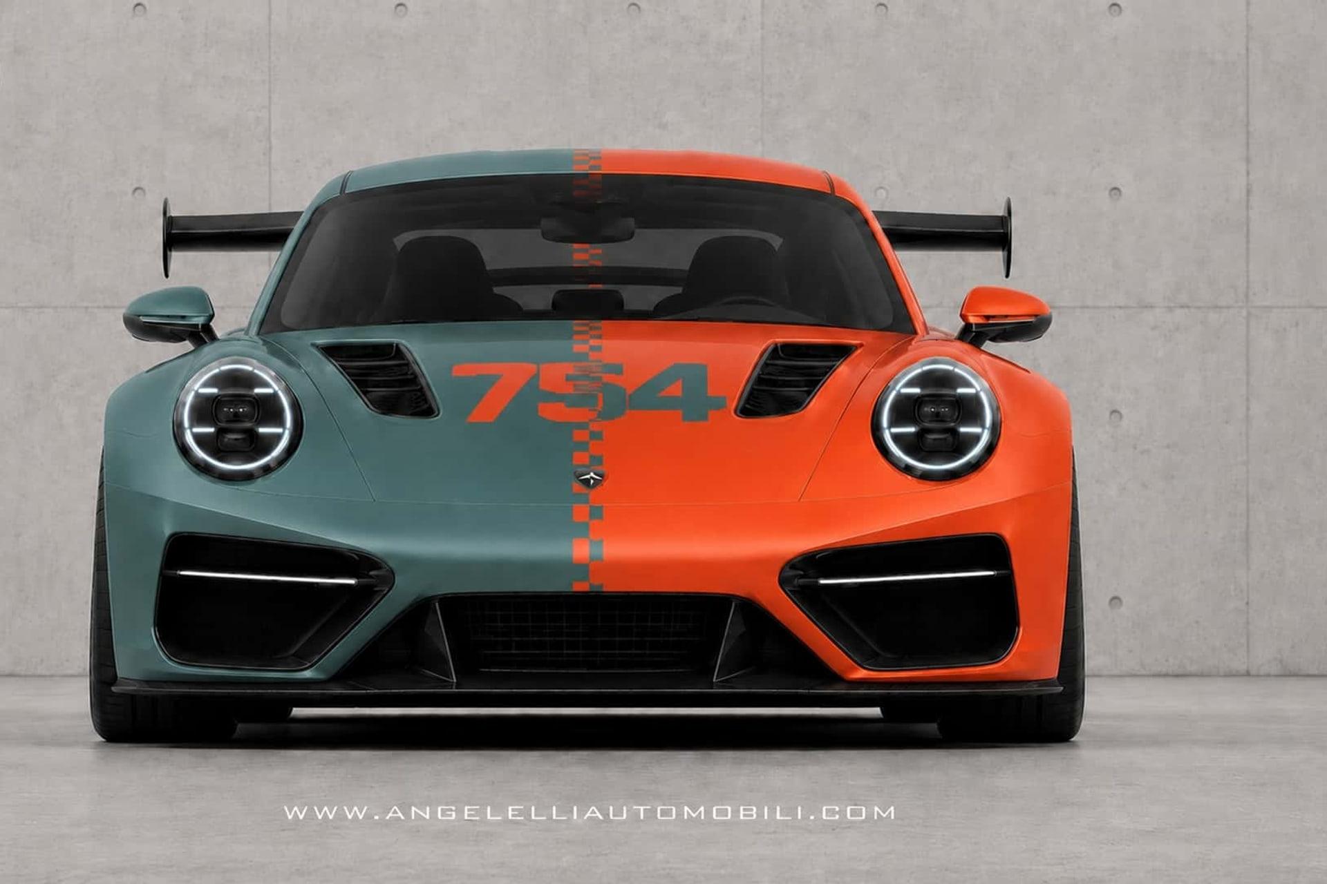 نمای جلو خودرو Angelelli Automobili پروژه ۷۵۴