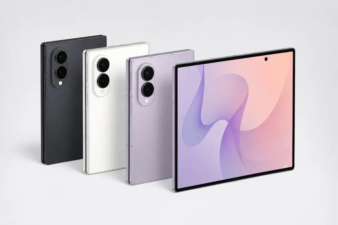 نمای پشت و جلو و رنگ‌بندی گوشی گلکسی زد فولد ۸