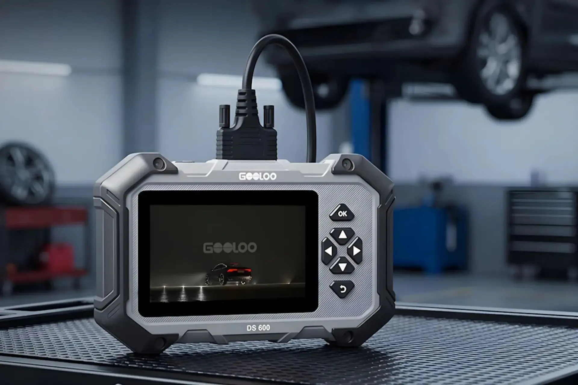 تبلت گوگل‌لو مدل DS 600 با صفحه‌نمایش فعال در محیط تعمیرگاه