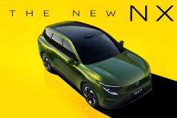 خودرو شاسی‌بلند سبز رنگ نیسان دانگ‌فنگ NX7 با سنسور لایدار