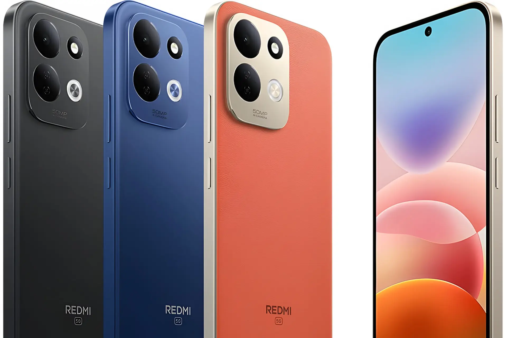 گوشی ردمی ۱۷ (Redmi 17) با سه رنگ مشکی، آبی و نارنجی