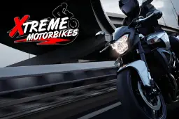 موتورسوار در حال حرکت با موتورسیکلت در بازی Xtreme Motorbikes