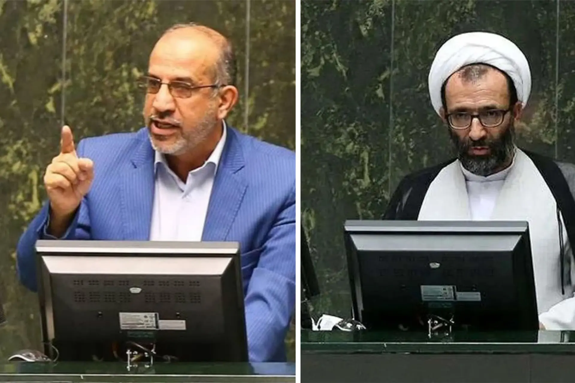 نمایندگان مجلس در حال بحث و اعتراض به اختیارات رئیس‌جمهور