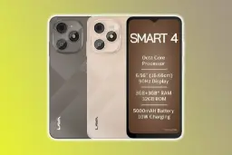 گوشی هوشمند لاوا اسمارت ۴ (Lava Smart 4) با نمایشگر ۹۰ هرتز و باتری ۵۰۰۰ میلی‌آمپر ساعت