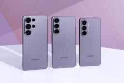 گوشی‌های سامسونگ (Samsung) سری گلکسی S26 با رنگ بنفش روشن