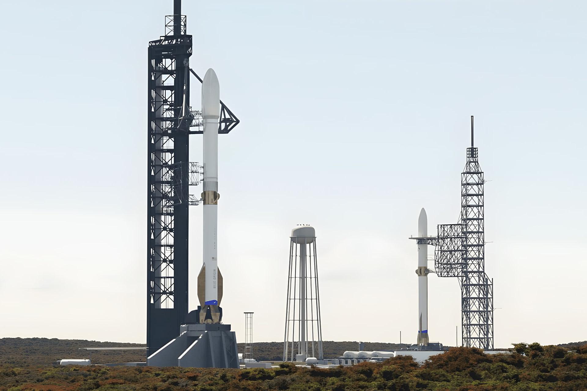 موشک‌های بلو اوریجین (Blue Origin) در سکوی پرتاب کیپ کاناورال