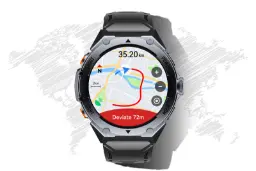 ساعت هوشمند گلوریمی (Gloryime) GX Running با نمایش نقشه و مسیر GPS