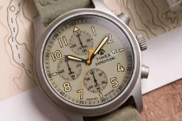 ساعت مچی تایمکس (Timex Expedition) با صفحه کرم و طراحی نظامی