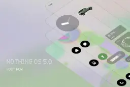 آیکون‌ها و ویجت‌های رابط کاربری Nothing OS 5.0 در اندروید ۱۷