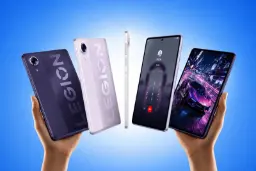 کنسول دستی Legion Y700 Infinite در رنگ‌های مختلف و نمای صفحه نمایش