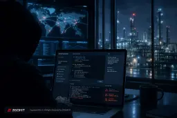 کدنویسی مخرب با هوش مصنوعی Cursor در محیط یک اتاق تاریک