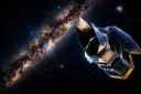 تلسکوپ جدید ناسا (NASA) در کنار کهکشان در فضای تاریک